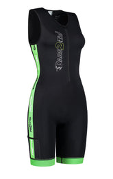 Women's coldmax tri-suit black-green